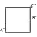 cubo seccionado por un plano definido por tres puntos