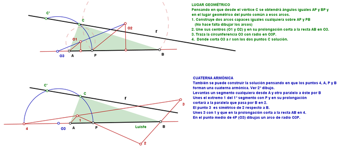 triángulo bisectriz en punto p y C en recta r.png