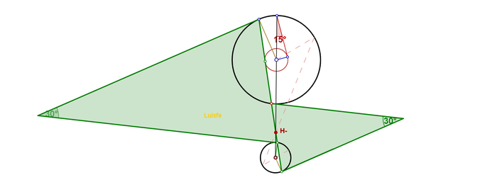 triángulo isósceles tangente a 2 circunferencias dadas otras soluciones homotecia.png