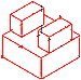 Seccion en axometrico por un plano dado por tres puntos