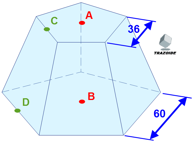 Tronco de piramide pentagonal - Pentagonal frustum