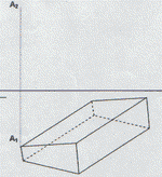 prisma oblicuo apoyado en el plano horizontal