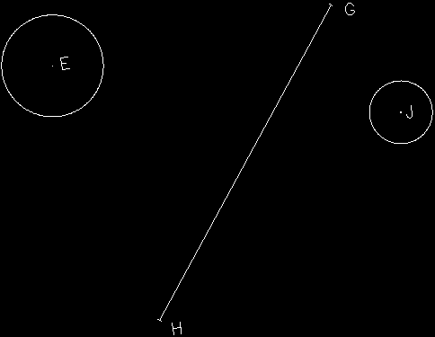tangentes a una recta y a una circunferencia