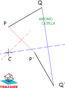 segmento transformado por giro