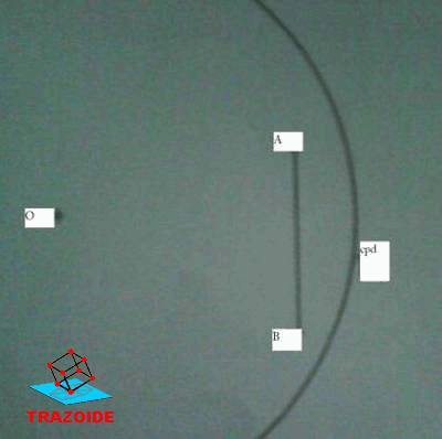 inversion de dos puntos con la circunferencia de puntos dobles cpd