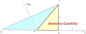 triángulo rectángulo escaleno