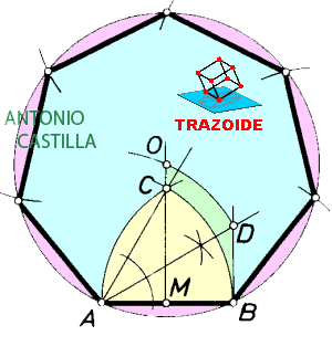 dibujar un heptagono - draw a heptagon
