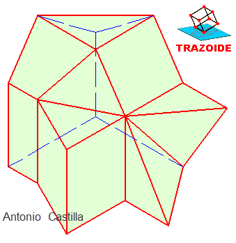 ejercicio resuelto de perspectiva isométrica - isometric exercise solved