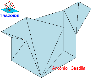 ejercicio resuelto de perspectiva isométrica - isometric exercise solved