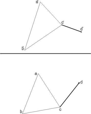ángulo entre le plano definido por los puntos ABC 100