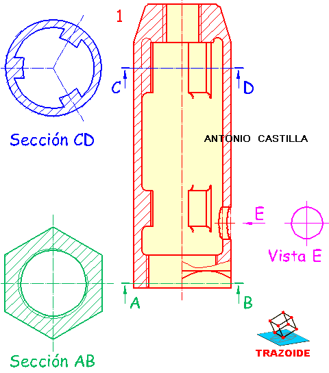 cuerpo de una válvula de resorte