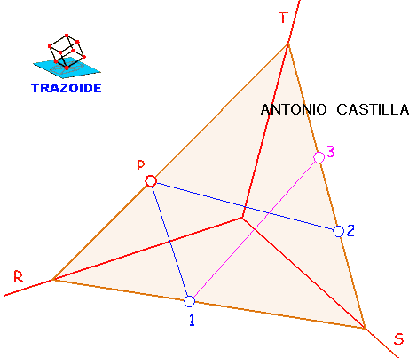 triángulo dadas las tres bisectrices