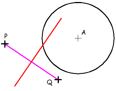 circunferencias tangentes a una circunferencia y que pasan por dos puntos