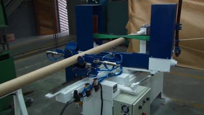 máquina para la fabricación de tubos de cartón