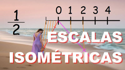 Cómo utilizar las escalas gráficas en perspectiva isométrica
