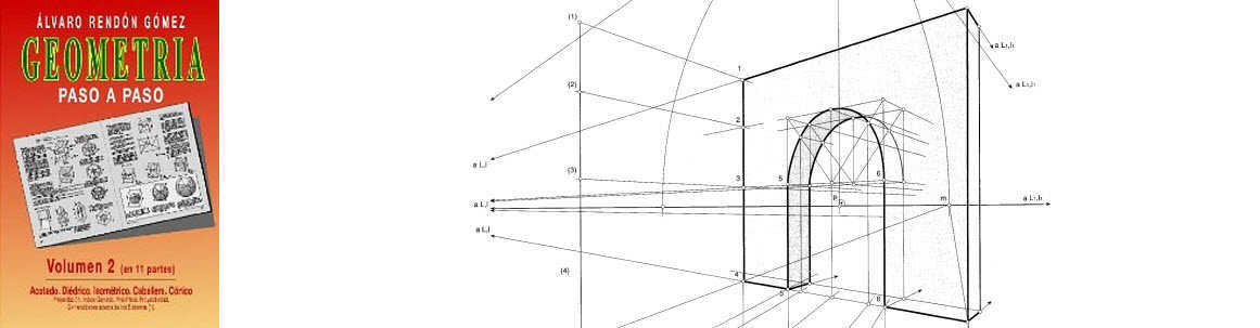libro geometria paso a paso volumen II geometria proyectiva y sistemas de representacion alvaro rendon gomez portada